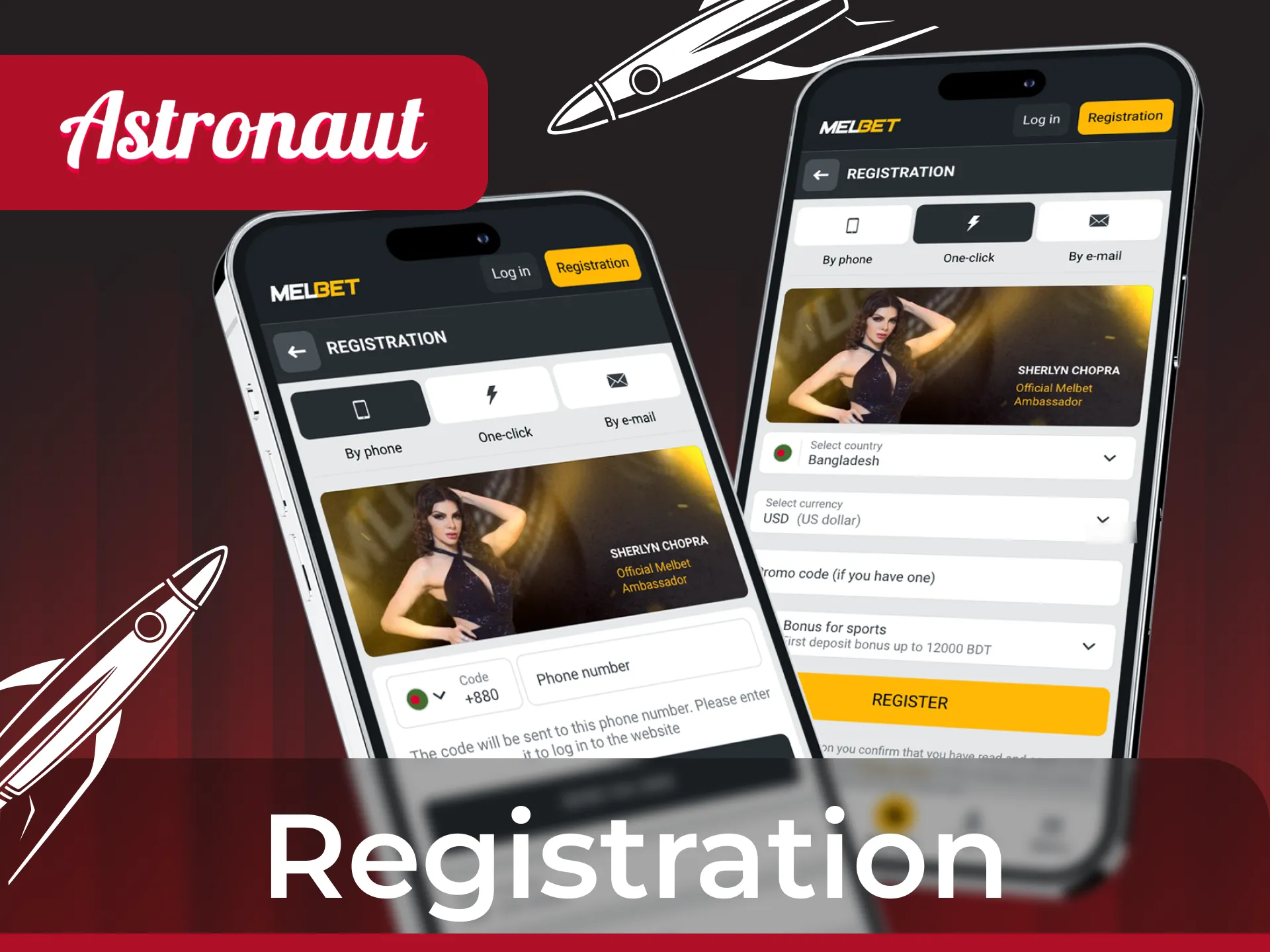 We've prepared instructions for you on how to register at an online casino with the Astronaut game.