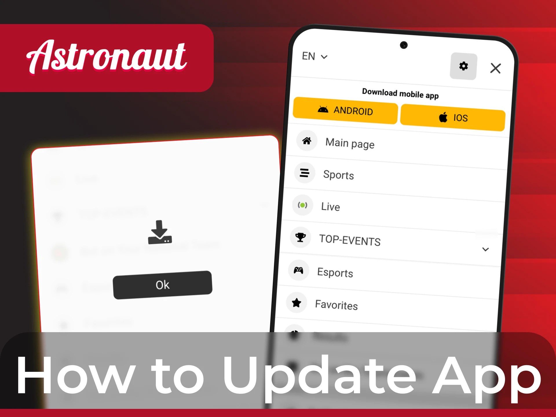 Don't forget to update your online casino app with the Astronaut game.