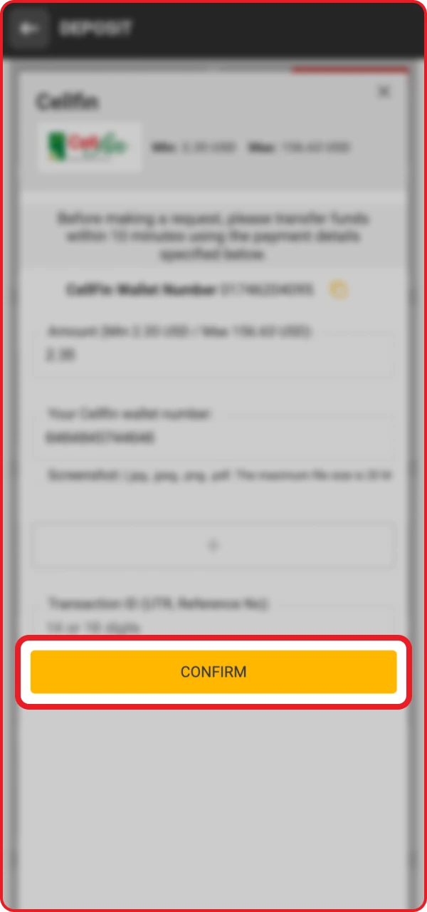 Confirm that you have correctly filled out the data on the online casino website with the Astronaut game.