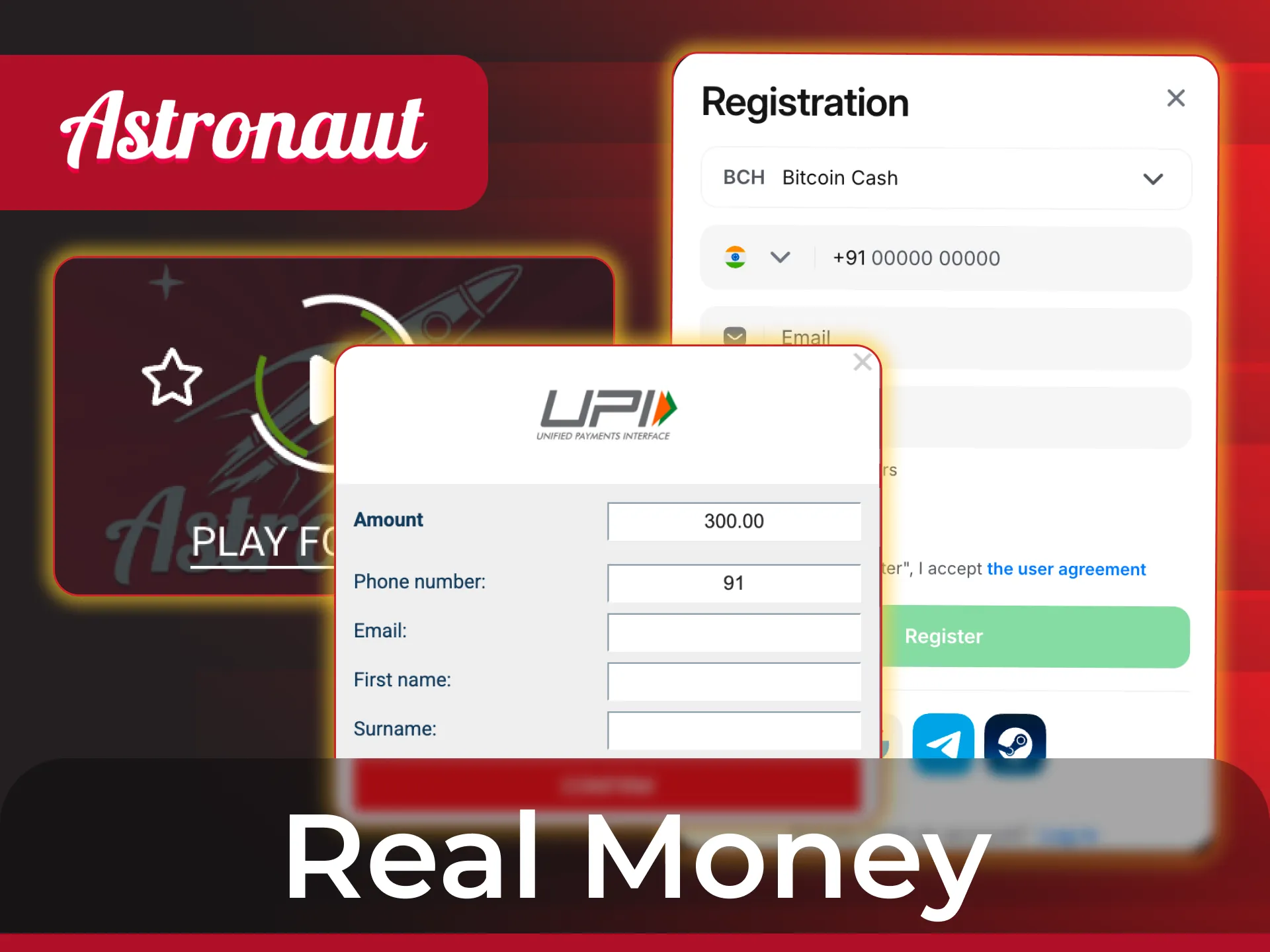 Follow the guide on How to Start Playing Astronaut for Real Money safely.